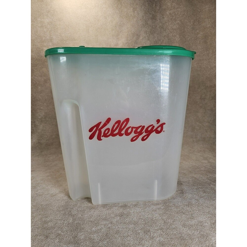 Vintage 1996 KELLOGG’S Plastic Cereal Food Container
